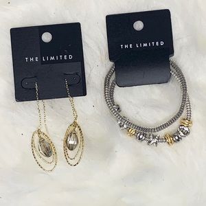 Earring and bracelet combo by The Limited.